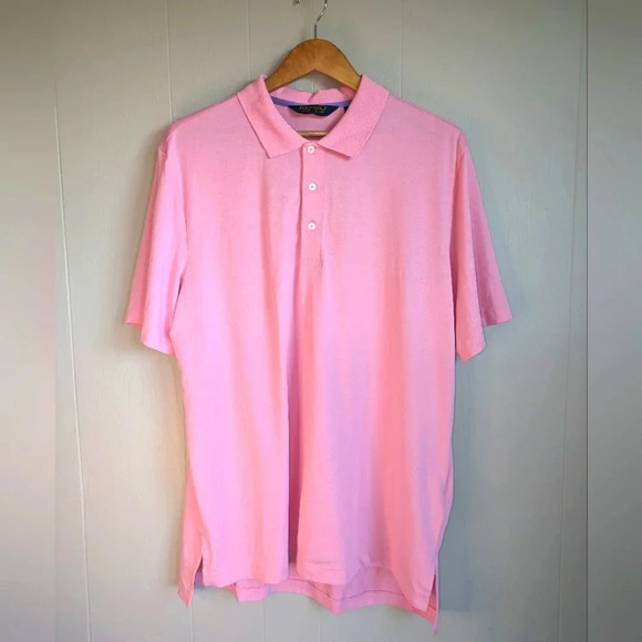 Polo Ralph Lauren Golf Polo in Pink size Large Wicking Performance Athletic - Picture 7 of 7